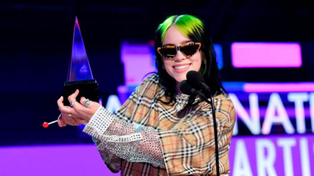 Billie Eilish ganó el premio Favorite Artist - Alternative Rock en los AMAs 2019.
