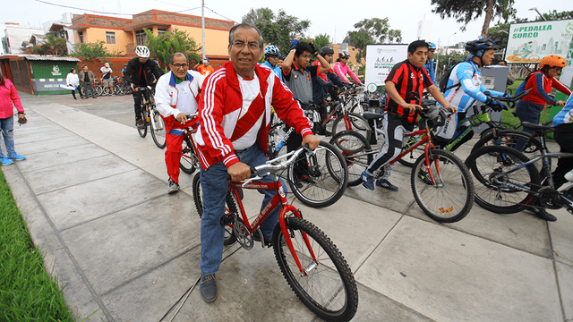 Con bicicleteada se celebró el “Día Mundial de la Bicicleta” en Surco