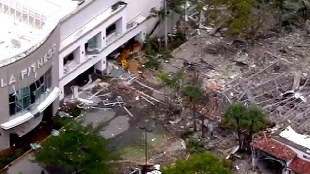 Registran fuerte explosión en centro comercial de Florida. Foto: WLPG.