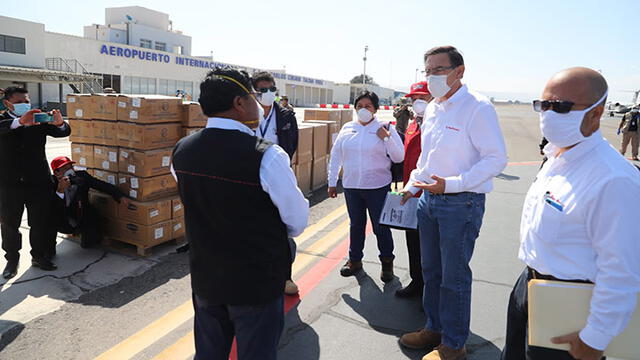 El mandatario anunció la entrega de implementos de bioseguridad para personal de salud de Tacna.