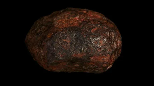 El meteorito Wedderburn. Foto: Museo Victoria.