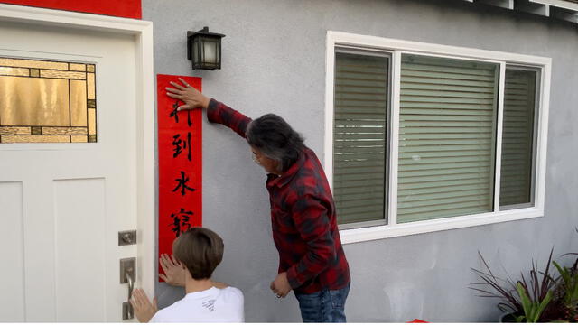 Mark Tuan celebra Año Nuevo chino en su hogar de Los Angeles. Foto: Twitter