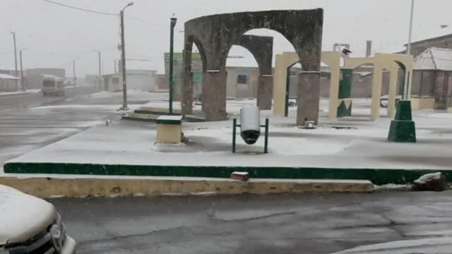 Intensas nevadas bloquean carretera Arequipa-Puno [FOTOS Y VIDEO]