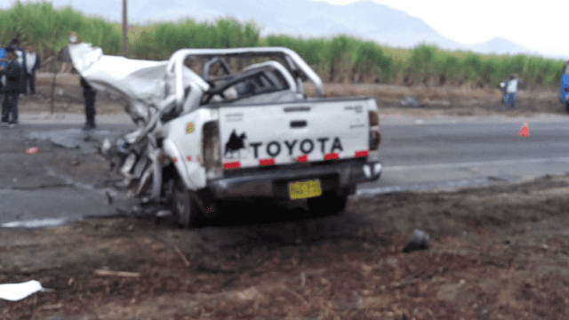 Dos muertos y 5 heridos en choque en distrito de Nepeña [FOTOS]