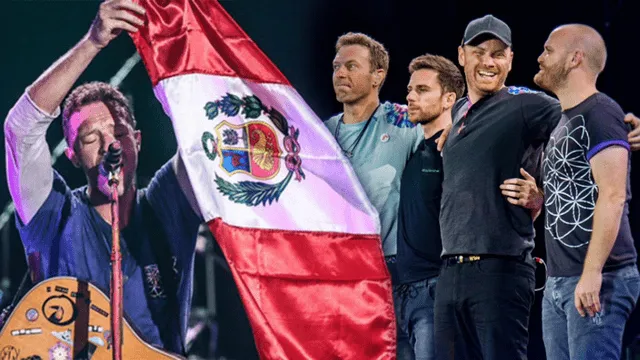 Coldplay: Foto: composición/Radiousach/Instagram/Andina