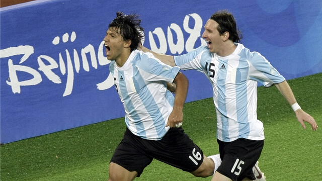 Messi consiguió el oro olímpico en Pekín 2008. Foto: JJ.OO.