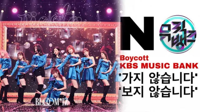 KBS recibe críticas de los fans de IZ*ONE por el trato que habrían recibdo durante su comeback en Music Bank.