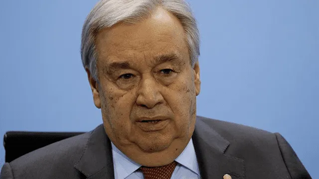 El secretario general de la OMS, António Guterres. | Foto: Omer Messinger / EFE
