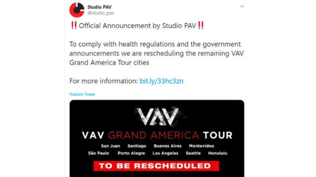 Tour VAV 2020