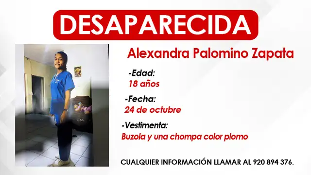 Joven de 18 años desaparecida en Piura