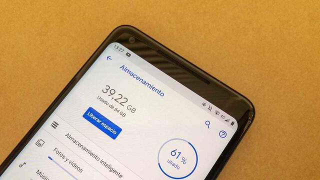 Liberar espacio en celular