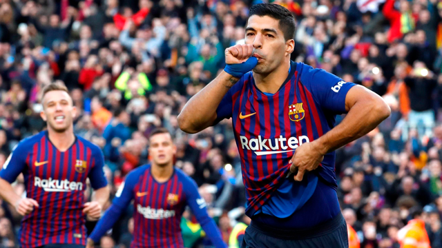 Barcelona vs Real Madrid: de penal, Luis Suárez marcó el 2-0 en el Camp Nou [VIDEO]