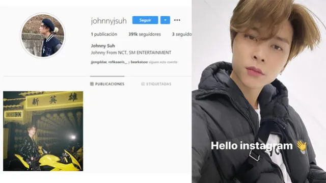 Johnny de NCT 127 en Instagram