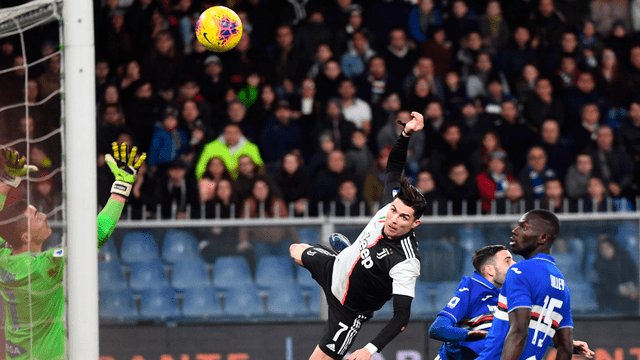 Juventus vs. Sampdoria: gol de Cristiano Ronaldo