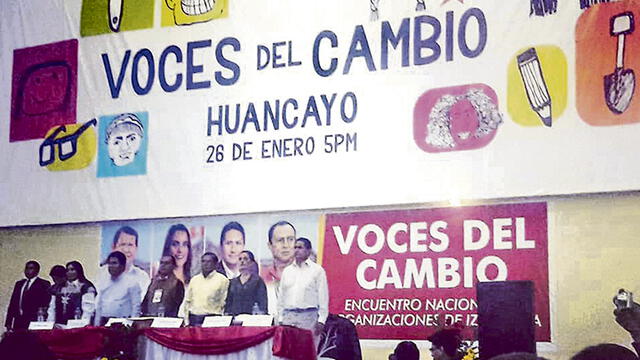 Grupos de izquierda  suscriben “Acuerdo de Huancayo”