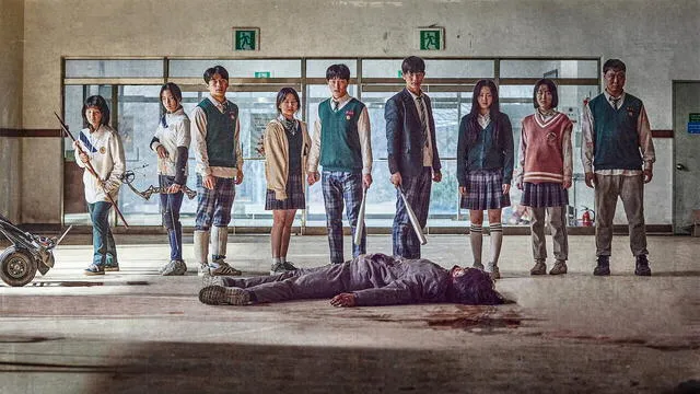 La nueva serie de terror coreana All of us are dean, o Estamos muertos ya se puede ver vía suscripción. Foto: Netflix.