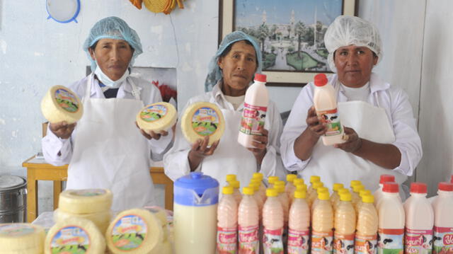 Para los emprendimientos de elaboración de productos lácteos, como queso y yogurt, Foncodes compró refrigeradores, una máquina quesera, entre otros Foto: Edson Flores Silloca