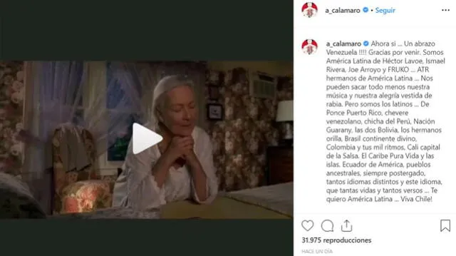 ¿Andrés Calamaro se burla de venezolanos en Chile con video de Spiderman?