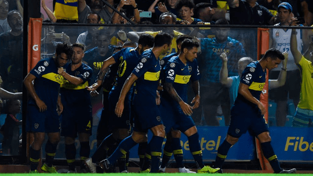 Boca Juniors vs Lanús: Emmanuel Mas anotó el 1-0 con soberbio cabezazo [VIDEO]