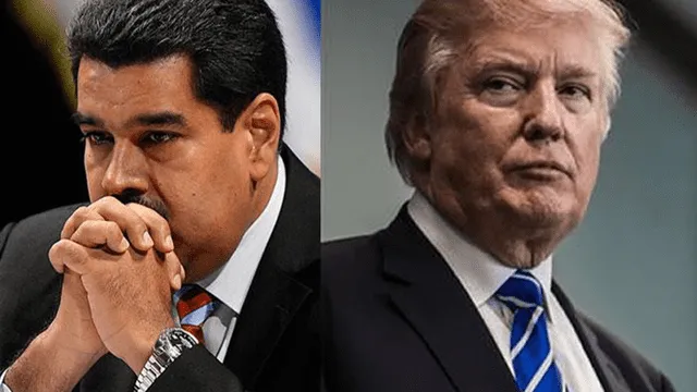 Donald Trump anunció que todos los activos en EE. UU. del régimen de Maduro fueron congelados. Foto: Composición