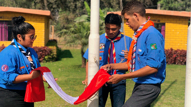 Los grupos scouts no se reúnen presencialmente desde marzo. Foto: Scouts del Perú / Facebook.