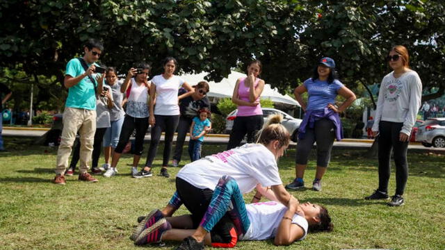 San Borja: Dictan taller de defensa personal solo para mujeres [FOTOS]