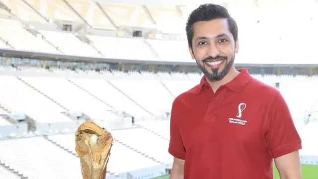 Fahad Al-Kubaisi es embajador de la Copa del Mundo de la FIFA 2022. Foto: FIFA