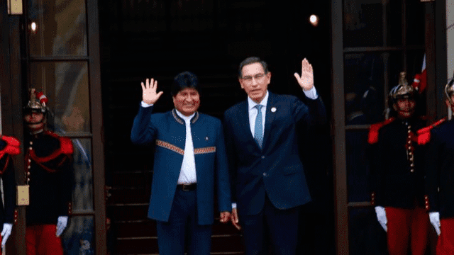 Martín Vizcarra se reunió con presidentes Evo Morales, Lenín Moreno e Iván Duque en Palacio