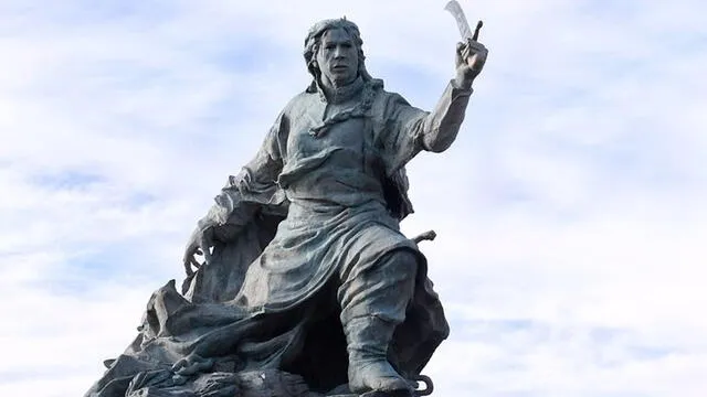 En Argentina, Juana Azurduy es sinónimo de lucha, por lo que ha sido retratada en múltiples monumentos. (Foto: Adrián Escandar)