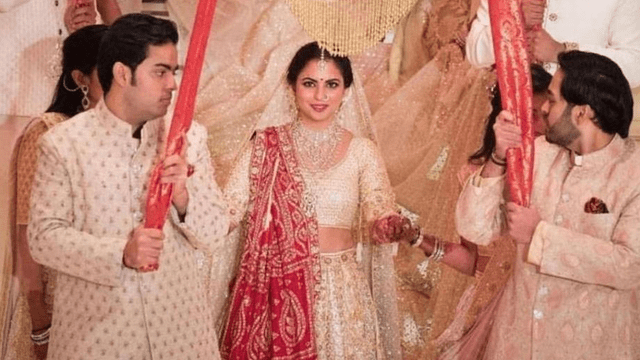 Hija del hombre más rico de la India gasta 100 millones de dólares en su boda 
