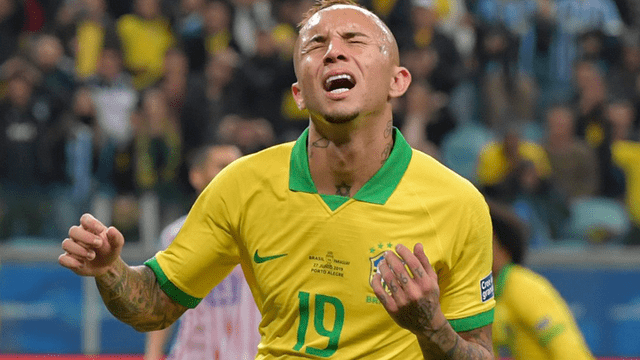 Everton Sousa, de Brasil, anotó tres goles durante la Copa América 2019. Créditos: AFP