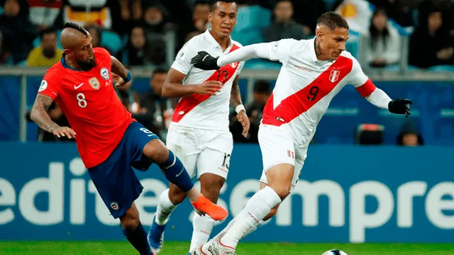 Peru vs Chile: la celebración de Paolo Guerrero
