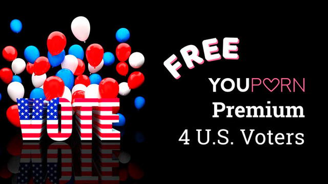 YouPorn ofrecerá tres meses de servicio premium a quienes acudan a votar en Estados Unidos. Foto: Difusión