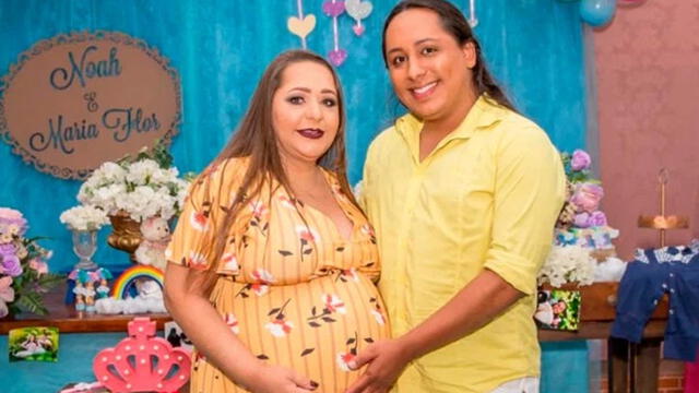 Valdira das Neves y su hijo Marcelo se convirtieron en padres de Maria Flor y Noah. Foto: Difusión