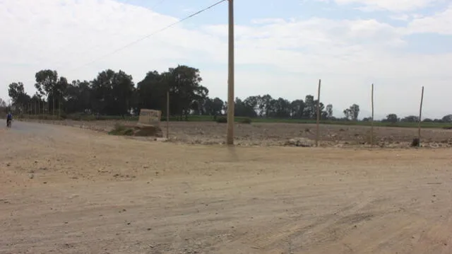 Terreno donde se construirá el Hospital Bicentenario de Ferreñafe