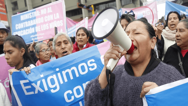 Con mis hijos no te metas: Marcha genera congestión en el Cercado de Lima
