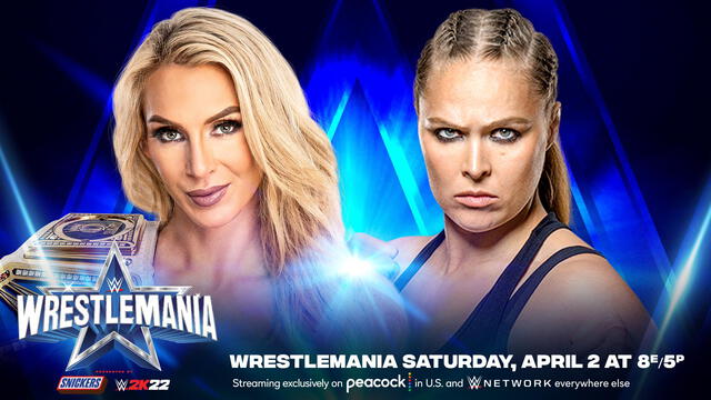 Charlotte Flair vs. Ronda Rousey. Foto: WWE