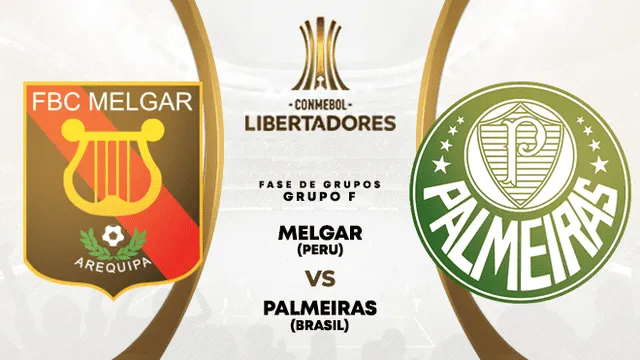 ¡Dura derrota! Melgar fue goleado por Palmeiras por la Copa Libertadores