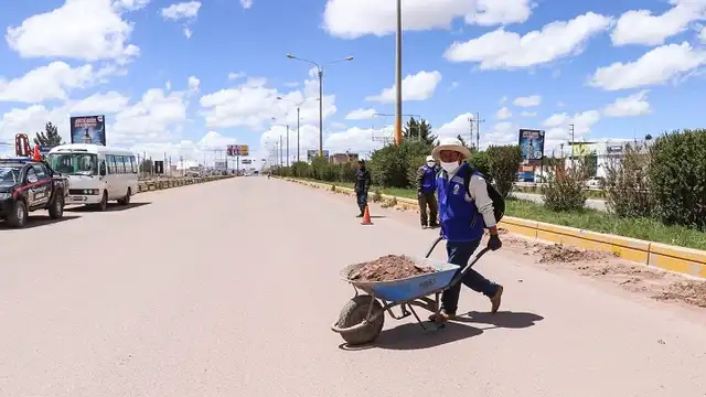 Puno: 120 sentenciados limpiaron las calles de Juliaca