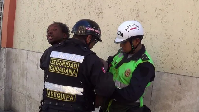 Sujeto asalta negocio y se resiste a ser detenido por la Policía en Arequipa [FOTOS]