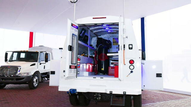 Estados Unidos donó 4 camiones especializados para combatir el narcotráfico