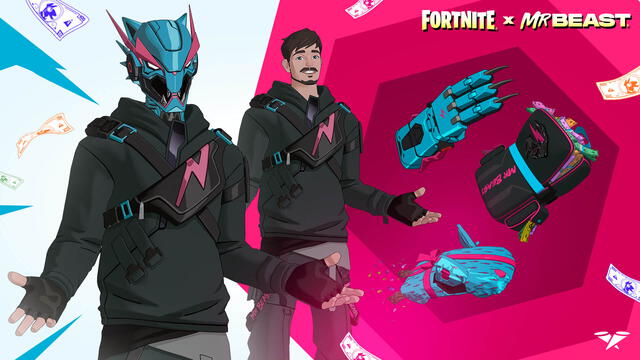 Mr. Beast llegará a Fortnite como personaje y podrás ganar 1 millón de dólares en evento