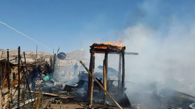 Moquegua: Precarias viviendas fueron destruidas por incendio