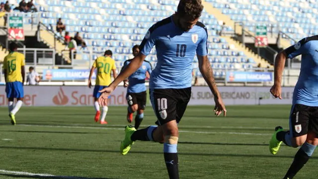 Uruguay venció 3-2 a Brasil en emocionante partido por el Sudamericano Sub 20 [RESUMEN] 