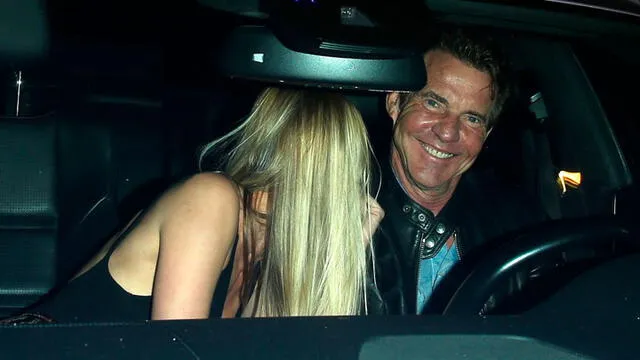 Dennis Quaid es captado junto a su joven novia en bikini