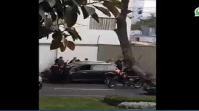 Miraflores: reportan balacera en la avenida Roca y Boloña [VIDEO] 
