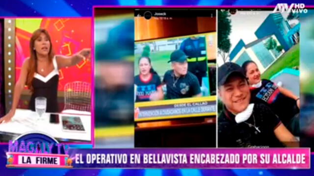 La figura de ATV, Magaly Medina lanzó duras palabras al programa América Hoy por presunta "promoción" al alcalde de Bellavista.