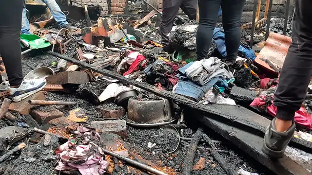 S.J.L.: Incendio de medianas proporciones consumió una vivienda [VIDEO]