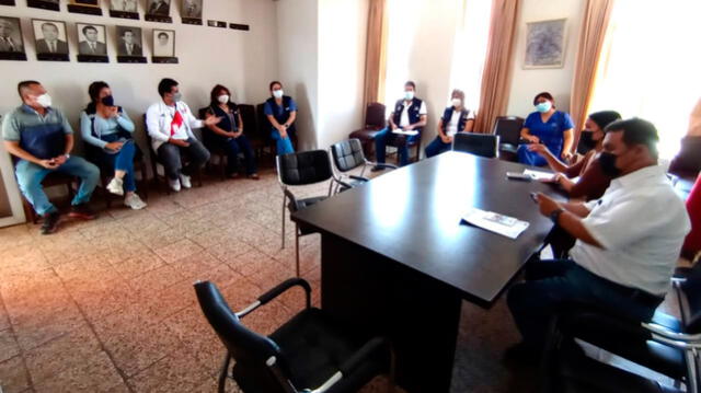Reunión de autoridades de Picsi con funcionarios de Salud.