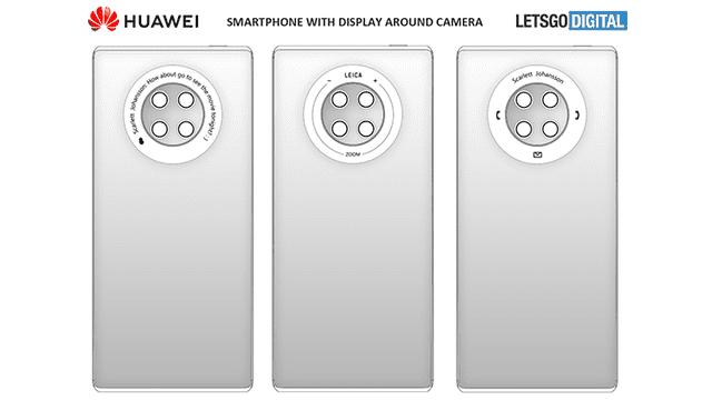 Huawei | Pantalla táctil alrededor del módulo de la cámara